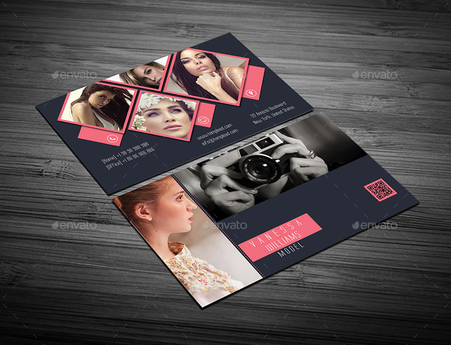 Photography Model Business Card by suzon_abdullah GraphicRiver